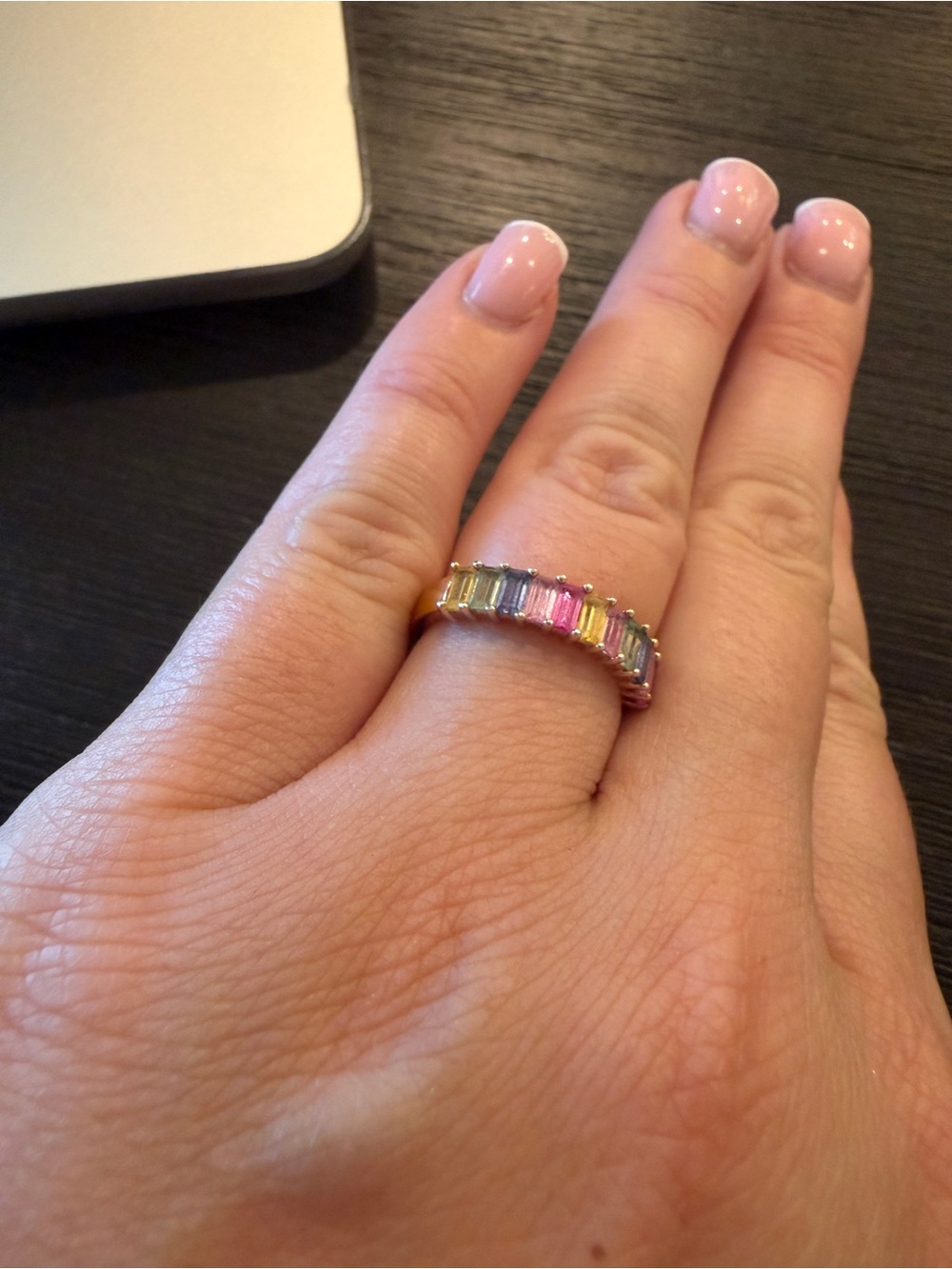 Multi-Colored Sapphire Ring